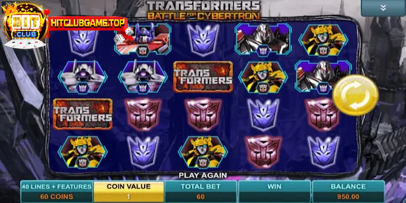 Giới thiệu sơ lược về game Transformers Slots