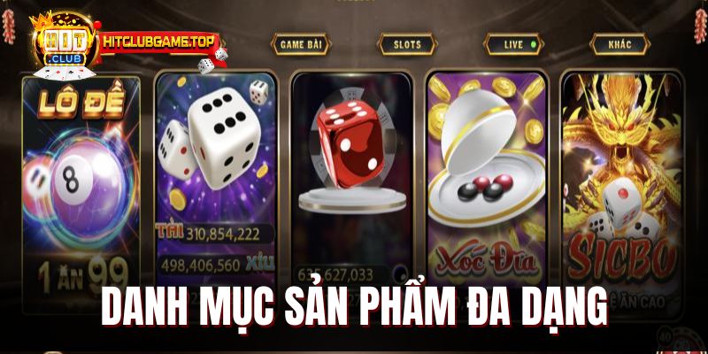 Hitclub sở hữu kho game đẳng cấp